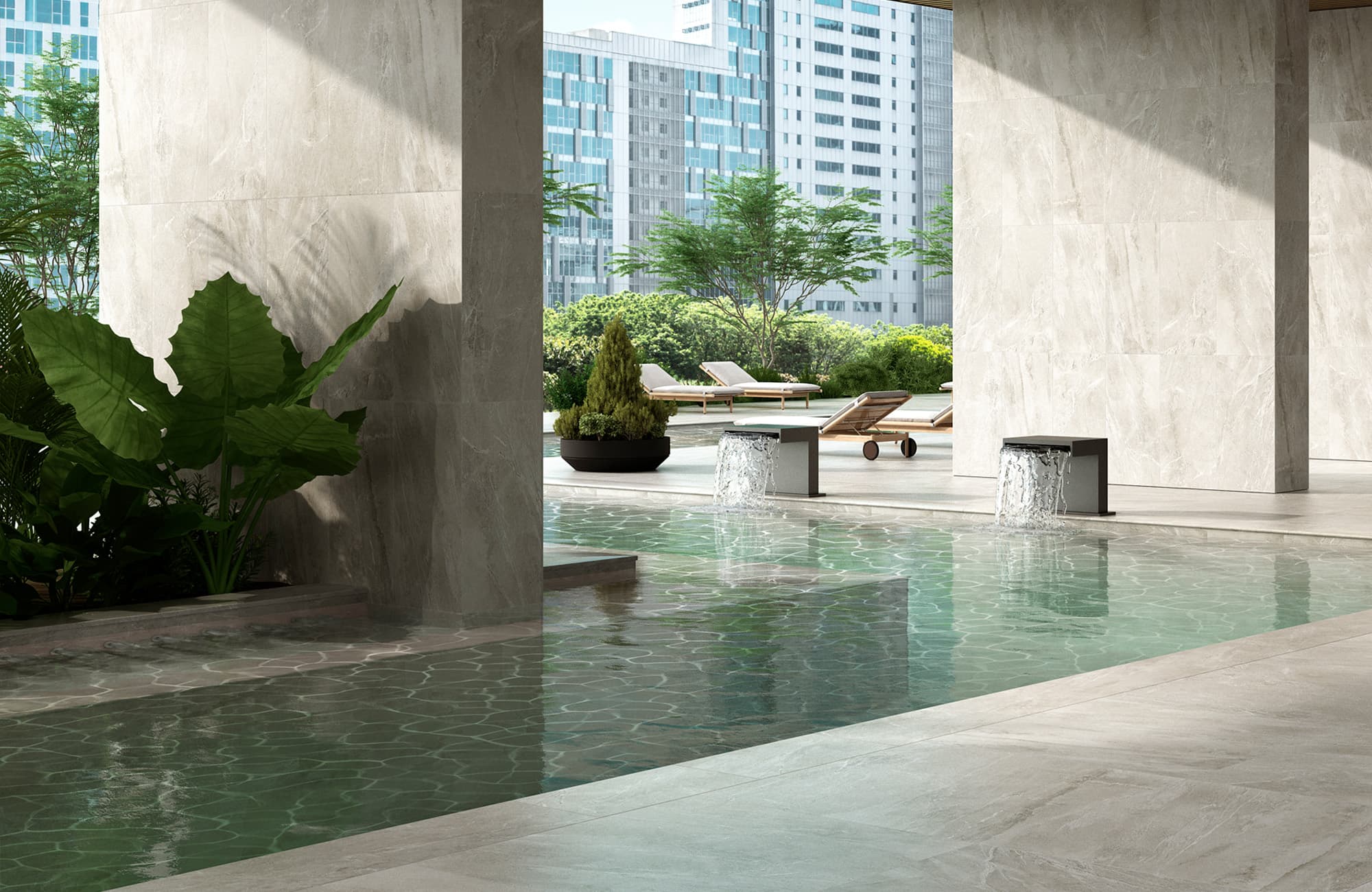 Exagres Pool Flooring
