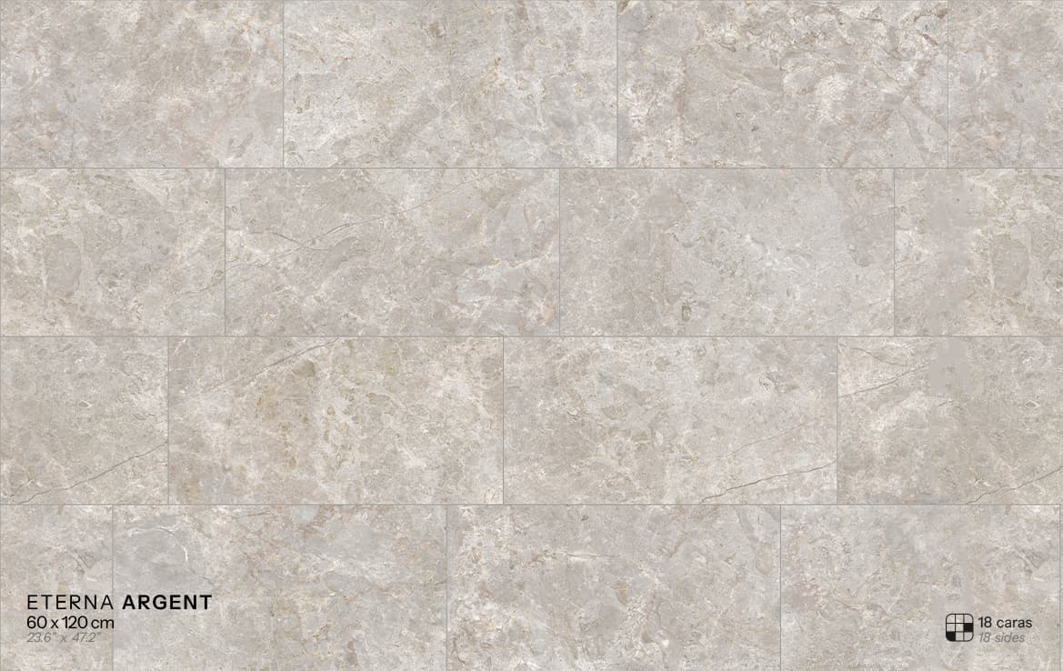 Cerámica Mayor Eterna Argent installed floor