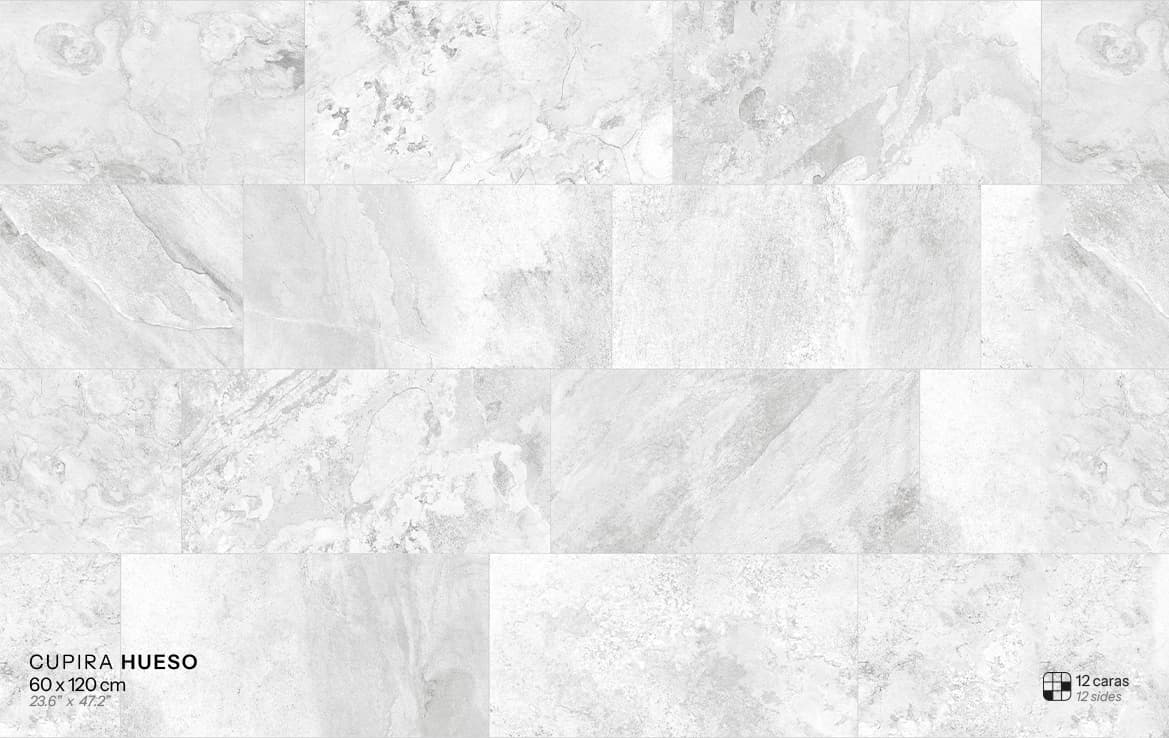 Cupira Hueso floor installation